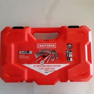 Craftsman Red Tool Set with Low Profile Ratchet